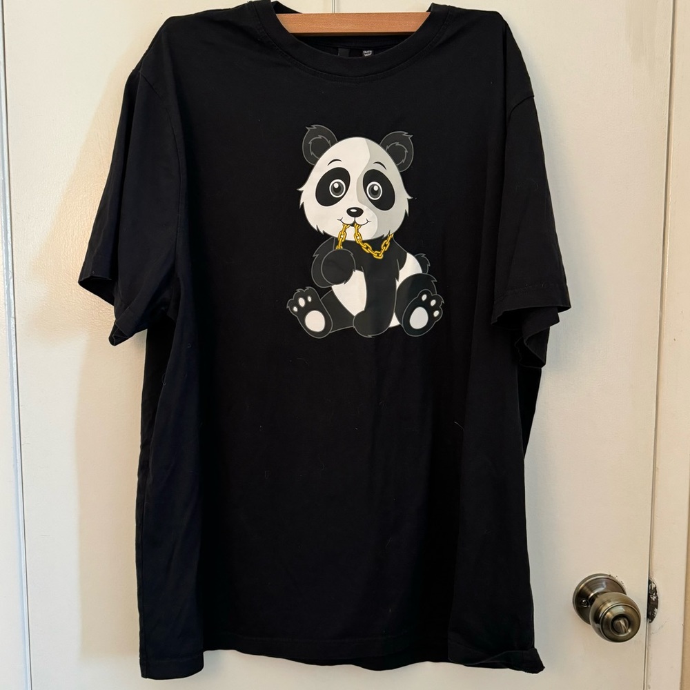 Bling empire-  Panda shirt Black XXL B.L.I.N.G. X KANE LIM perfect condition